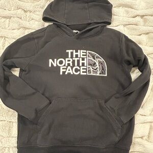 (2)NIKE/NORTH FACE  Kids  Navy and Blue, Black Hoodies